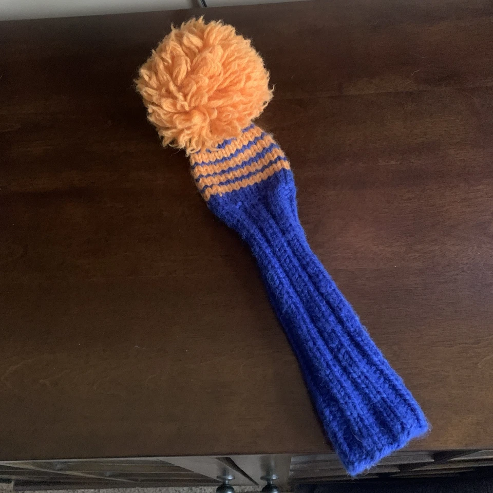 Sunfish Blue and Orange knit wool fairway golf headcover - Image 1 of 4