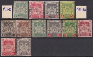 F-EX54310 STRAITS SIEDLUNGEN MALAYSIA KELATAN GEBRAUCHTE BRIEFMARKEN LOT. - Bild 1 von 3