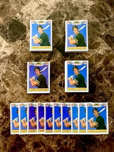 110 Count!! 1988 Topps 1987 Rookies Mark McGwire Lot! Card #13 - Picture 1 of 2