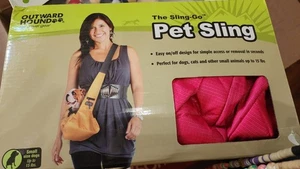 Bolso Bandolera Outward Hound Perro Ajustable Eslinga Porta Mascotas Pequeños Animales Rosa - Imagen 1 de 1