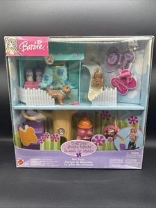 Barbie Posh Pets Pet Park Puppies Dogs and Accessories Slide Dog House 2003 New - Picture 1 of 15