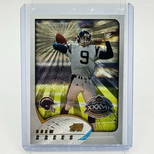 Topps Super Bowl XXXVII 2002 (37) Drew Brees #1 San Diego Chargers QB plateado - Imagen 1 de 2