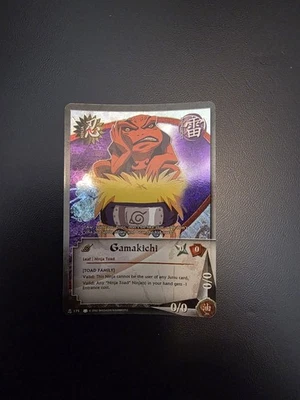 Naruto CCG 2006 Gamakichi #175 Diamond Foil Unlimited Edition NM - Image 1 of 2