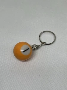 1x Billiards Table Pool Ball Keychain Cool Player Gift - Choose Numbers 1-15 - Picture 1 of 10