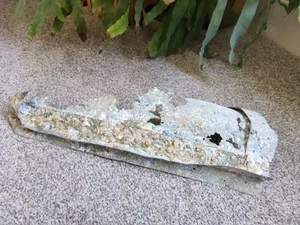 Messerschmitt Bf109 Aircraft Crash Part Rear End Tail German Ww2 Portsmouth - Imagen 1 de 11