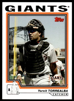 2004 Topps #470 Yorvit Torrealba San Francisco Giants Baseball - Image 1 of 2