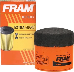 FRAM Extra Guard PH16 10K Cambio de millas Intervalo de reemplazo automotriz 1 - Imagen 1 de 7