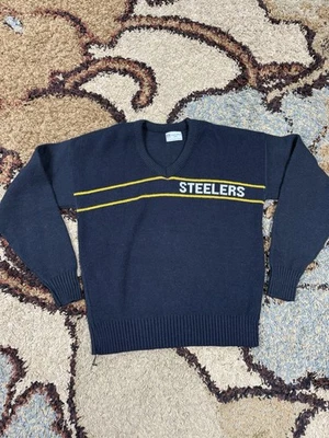 Suéter De Colección Años 80 Cliff Engle NFL Pittsburgh Steelers Talla L Foto 1 de 3