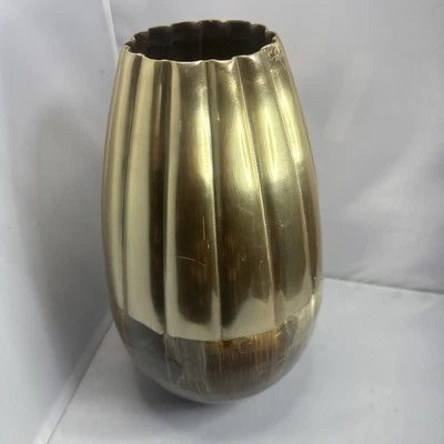 Vintage Harvey’s Gold Vase 12” with tags. - Image 1 of 4