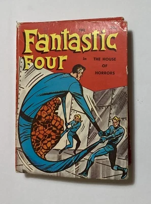 1968 Whitman Big Little Book Fantastic Four In The House of Horrors Marvel HC Foto 1 de 4