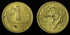 BRAZIL Aluminum-Bronze 1946 1 Cruzeiro KM# 558 (27 654) - Picture 1 of 3
