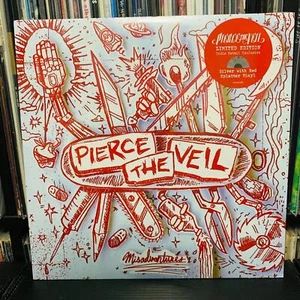 Pierce the Veil - Misadventures Silver Red Splatter Vinyl LP PLATTE NEU VERSIEGELT - Bild 1 von 2