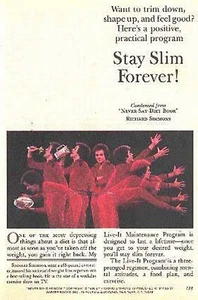 RICHARD SIMMONS 1981 PERSONALITY ARTICLE & ART * STAY SLIM FOREVER - Picture 1 of 1