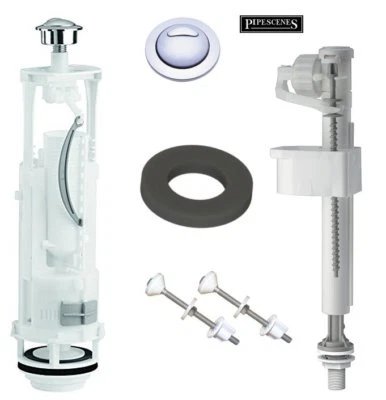 Twyford Option Cistern Kit Dual Flush Valve Syphon & Inlet Toilet Cistern Flush - Image 1 of 4