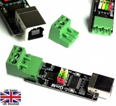 USB to RS485 TTL Serial Converter Adapter FTDI interface FT232RL 75176 Module UK - Image 1 of 4
