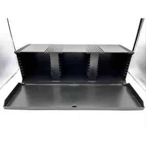 Vintage Case Logic 30 CD Storage Box Organizer Stack or Wall Mount Black - Picture 1 of 10