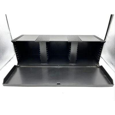 Vintage Case Logic 30 CD Storage Case Holder Wall Mountable with Drop Down Door - Image 1 of 4