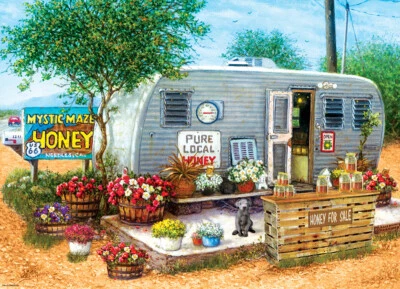 Eurographics Honey for Sale 500 Piece Jigsaw Puzzle - Image 1 of 2