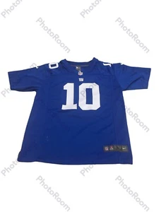 Preowned Nike NFL New York Giants #10 Eli Manning Youth Jersey R1 - Picture 1 of 8