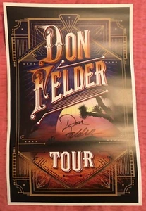 Signiertes Poster der Eagles Don Felder signiertes Poster Beweis (Henley Frey Walsh) - Bild 1 von 2