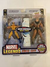 Marvel Legends Face-Off  WOLVERINE Vs SABRETOOTH Action Figure Set NIB