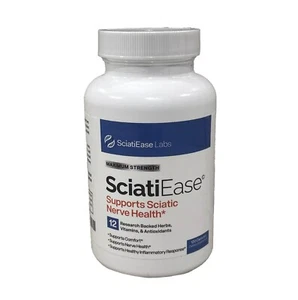 SciatiEase Sciatic Nerve Health Support Supplement with AlphaPalm - 120 Capsules - Picture 1 of 1