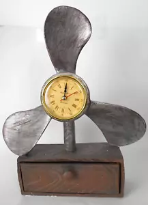 Desk Display Decor Airplane Propeller Clock Model Shelf Decor - Picture 1 of 5