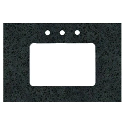 Tocador de cuarzo negro absoluto Fairmont Designs pretaladrado 8"" amplio 30" Foto 1 de 4