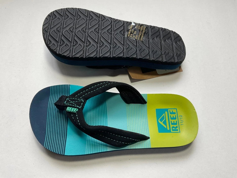 ¡NUEVO! Reef Boy's Ahi - Talla 2/3 - Color verde aguamarina Foto 1 de 1