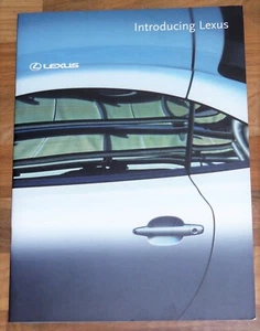 2004 LEXUS RANGE Sales Brochure - IS200/300, GS300/430, LS400, SC430, RX300 - Picture 1 of 13
