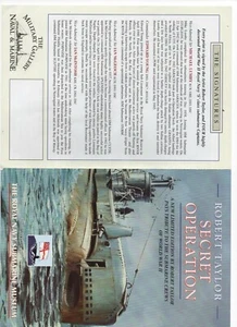 ROBERT TAYLOR SECRET OPERATION PRINT 136/750 WITH 4 SIGNATURES - Picture 1 of 1