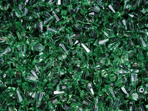 Beads Faceted Drops 11x6mm Green 25g DIY Crafts Jewellery - Picture 1 of 2