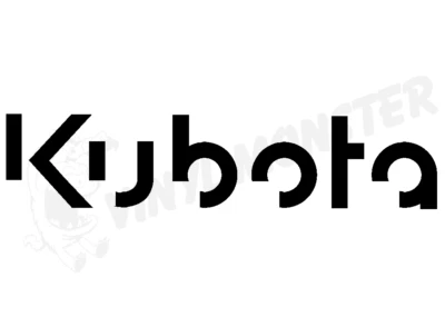 Kubota Sticker, Digger Compact Tractor Plant Excavator Plant Mower