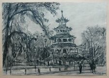 Chinesischer Turm Englischer Garten München Biergarten 1937 Richard Pietzsch 