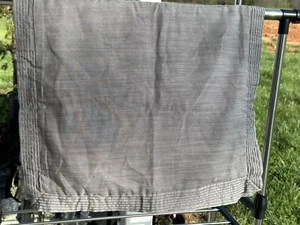 Threshold 2 Pillow Shams, Decorative Pillowcases Size King Color Gray - Picture 1 of 7