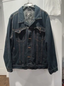 Mens Xl BEVERLY HILLS POLO CLUB JEAN JACKET - Picture 1 of 4