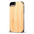 Étui de protection en bois de bambou Recover iPhone 5/5S flambant neuf livraison domestique gratuite