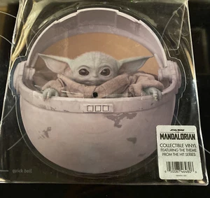 Disney Star Wars Mandalorian Theme Child Baby Yoda Vinyl Picture Disc NEW Sealed - Picture 1 of 1