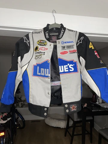 Authentic Vintage Jeff Hamilton LOWE’S Racing Jacket Youth small Jimmie Johnson Cover
