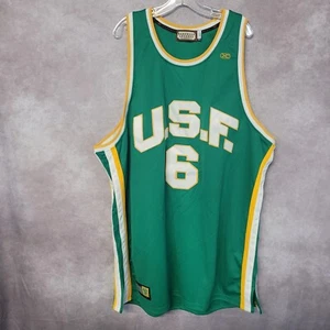 Vintage USF SF Dons Hardwood Legends Bill Russell 6 Throwback Jersey Mens 5XL - Picture 1 of 7