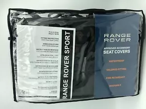 Range Rover Sport 10-13 Waterproof Black Front Seat Covers w/DVD VPLSS0136PVJ - Bild 1 von 5