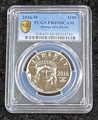 2016-W American PLATINUM EAGLE PROOF PR69 PCGS PR 69 - Image 1 of 4