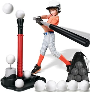 Ball Sets for Kids 3-5 Tee Ball Set Tball Set for Kids 5-8 Toddler Baseball Toys - Picture 1 of 6