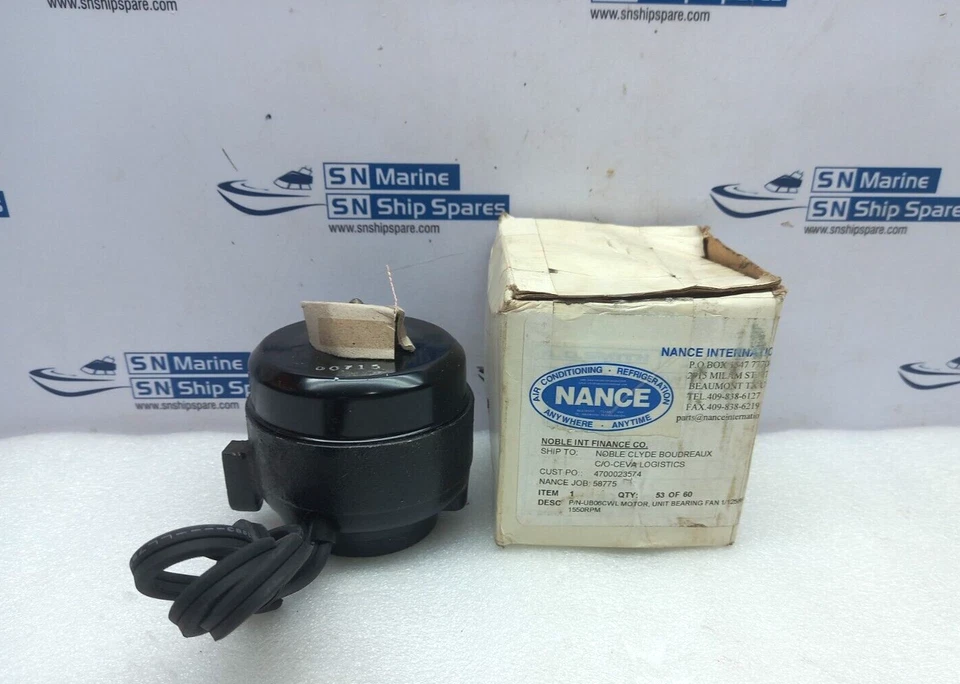 A.O Smith UB06CWL Unit Bearing Fan Motor 115V 50/60Hz 0.40A 6W 1550RPM (1) - Image 1 of 4