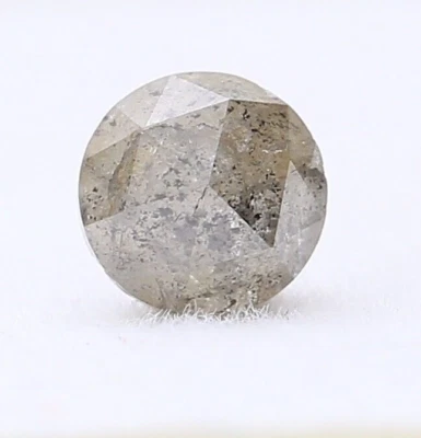 Rosecut Fancy Natural Diamond 0.81TCW 5.5MM Gray Yellow Mix Color Round diamond - Image 1 of 4