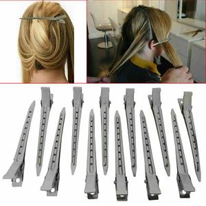 Hochwertige Metall Haarschnitt Clips gefedert starker Griff Friseurclip  - Bild 1 von 7