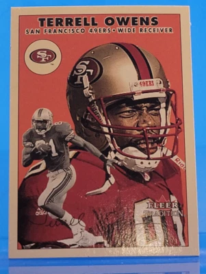 Terrel Owens, WR - Fleer-Tradition / Skybox - 49ers, 2000 - #55 - Image 1 of 2