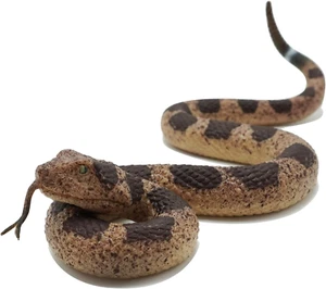 Fake Snakes Prank, Rubber Snake Realistic Keep Birds Away, Fake Rattlesnake Toy - Picture 1 of 7