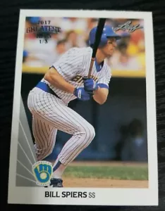 2017 Leaf Greatest Hits Buyback Bill Spiers /3 - Picture 1 of 3