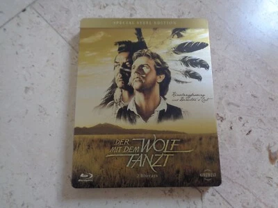 DANCES WITH WOLVES rare OOP Gold Ed. BluRay SteelBook KEVIN COSTNER TH.+DC cut - Image 1 of 4